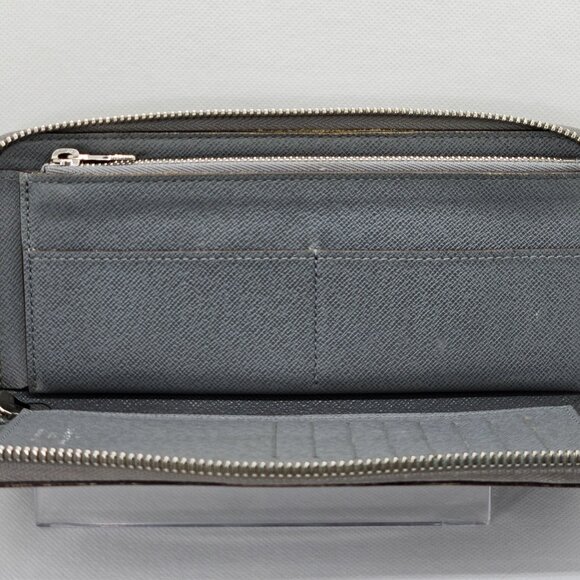 Louis Vuitton Zippy Vertical Taiga Long Wallet Ardoise - Picture 7 of 14